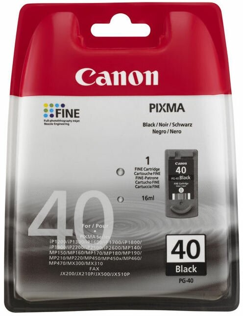 Картридж CANON PG-40 к Pixma MP150/170 черный