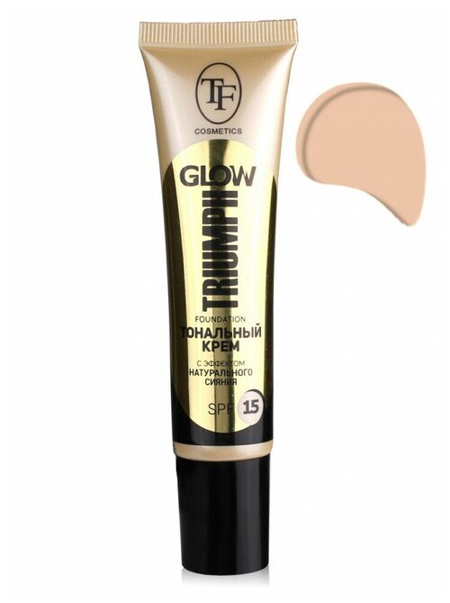 TF Cosmetics Тональный крем Glow Foundation, SPF 15, 30 мл/36 г, оттенок: 202 светлая ваниль
