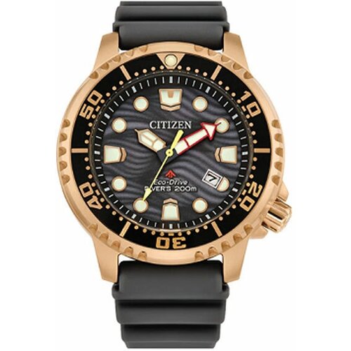 фото Наручные часы citizen японские мужские наручные часы citizen bn0163-00h, коричневый, серый