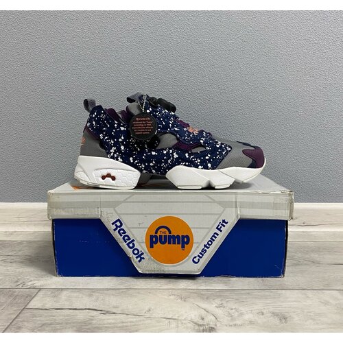 Кроссовки Reebok Classics InstaPump Fury, повседневные, полнота 10, воздухопроницаемые, низкие, размер 8US, синий, серый