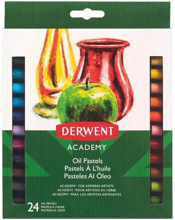 Набор масляной пастели Derwent Academy Oil Pastel, 24 цвета