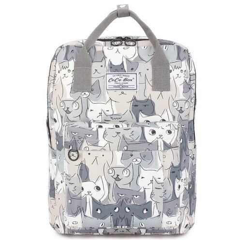фото Женская сумка-рюкзак «coco box» 352 grey nikki nanaomi