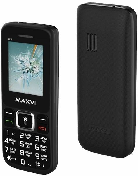 MAXVI Телефон MAXVI C3I BLACK
