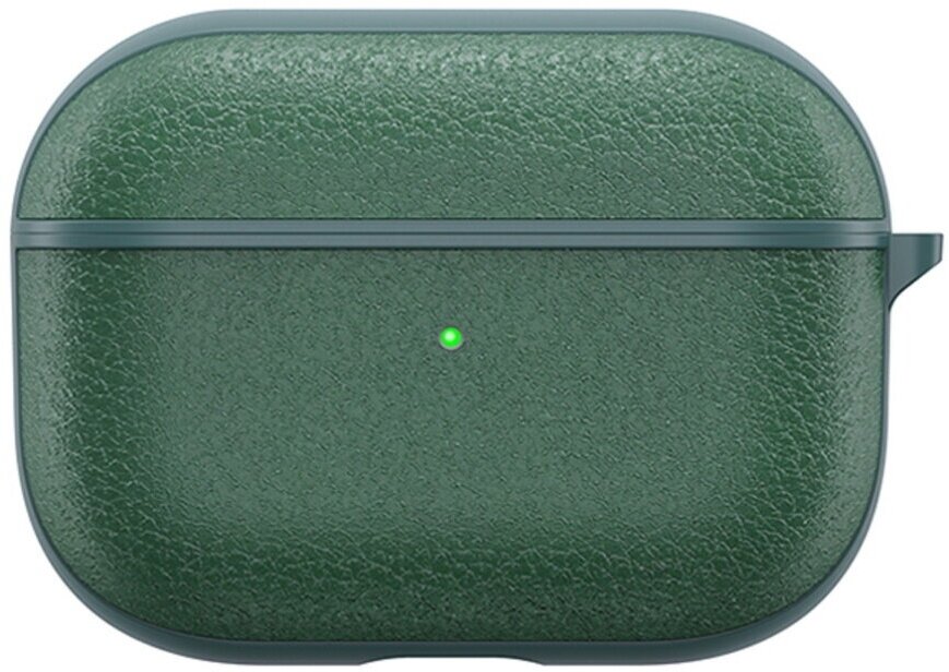 Чехол WiWU Calfskin Genuine Leather Case для Airpods 3 Green