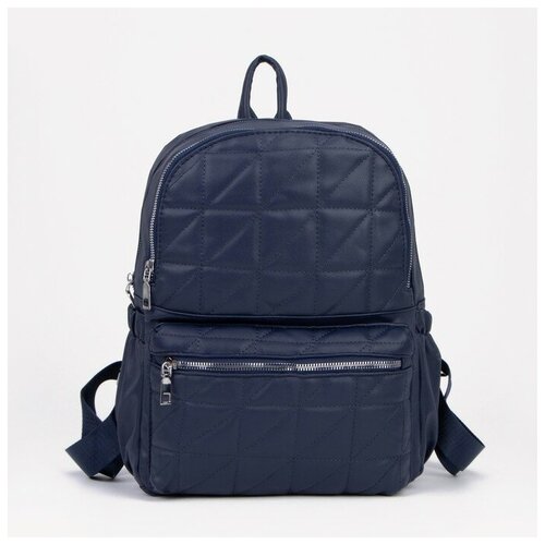 фото Рюкзак на молнии, цвет синий