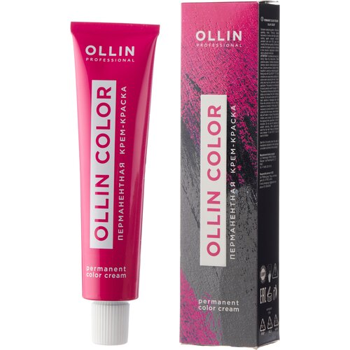 перманентная крем краска для волос ollin color 100мл 0 11 корректор пепельный OLLIN Professional Color перманентная крем-краска для волос, 0/33 корректор желтый, 60 мл