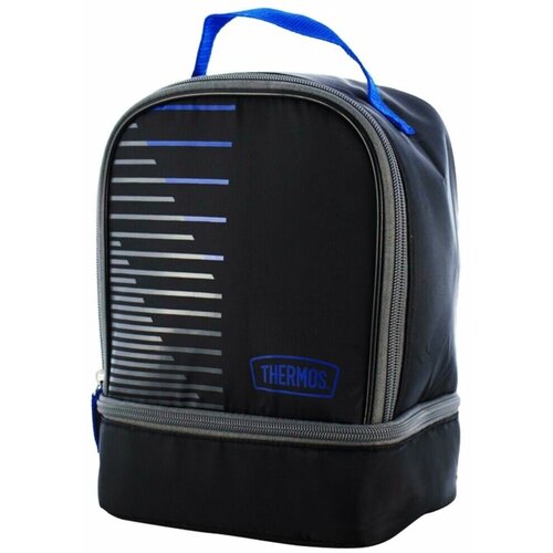 сумка холодильник thermos lunch kit 4л черный синий 765659 Thermos Сумка-термос VALUE Dual Lunch Kit, чёрный (4 л.)