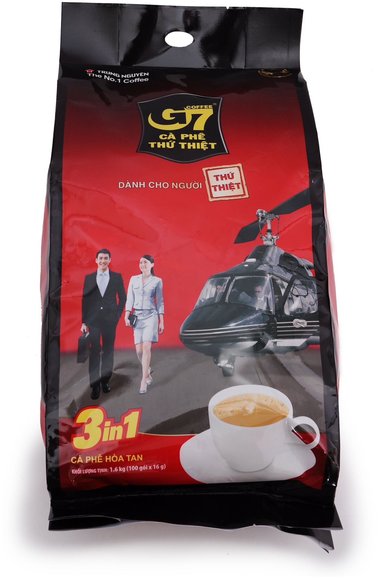 G7 INSTANT COFFEE MIX Кофе растворимый 3 в 1 (100 пакетиков по 16г)