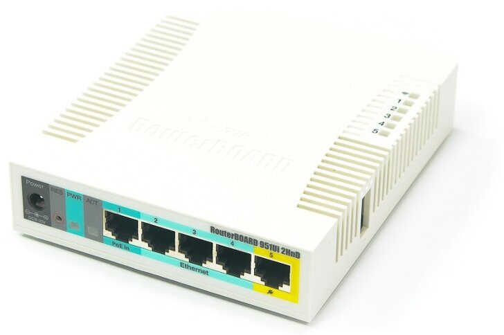 Wi-Fi роутер MikroTik RouterBoard RB951Ui-2HnD