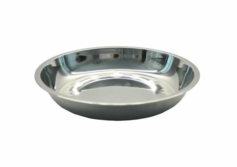 фото Миска туристическая 400 мл, нержавеющая сталь; тарелка походная 0,4л, диаметр 18см