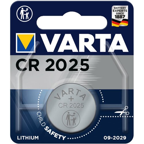 Батарейка (5шт) литиевая VARTA CR2025 дисковая 3В