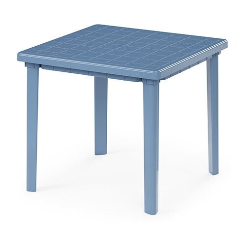 Стол садовый квадратный Альтернатива М2594, (синий), 80х80х74