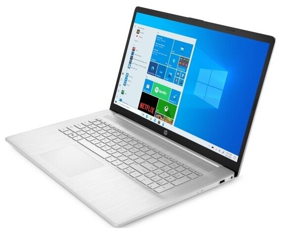 Ноутбук HP 17-cp0142ur AMD Ryzen 7 5700U 188Gb512Gb SSD173FHD AG IPSIntAMD RadeonWin11Natural silver