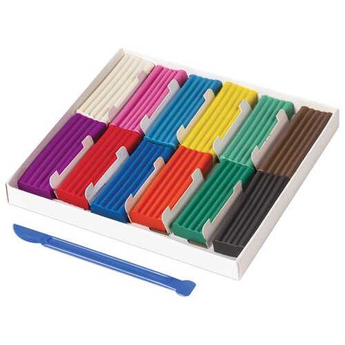 фото Набор для лепки пифагор пластилин эники-беники 12 цветов 240