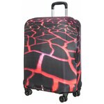 Защитное покрытие для дорожного чемодана с рисунком лавы Gianni Conti 9038 L - изображение