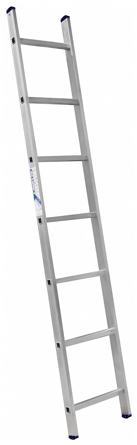 Лестница приставная 1-секционная ALUMET H1 5107