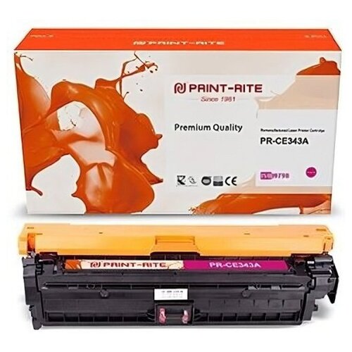 Картридж лазерный Print-Rite TRHE97MPU1J PR-CE343A CE343A пурпурный тонер картридж 7q ce343a ce273a для hp color lj m775 cp5525 пурпурный 16000 стр универсальный