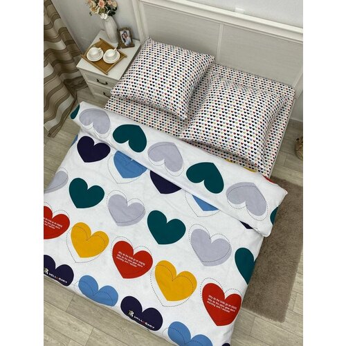 зеленый, белый, красный, желтый