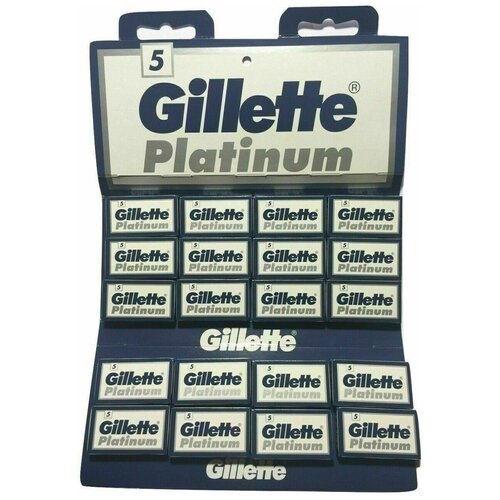 фото Gillette rubie platinum лезвия 20*5шт.