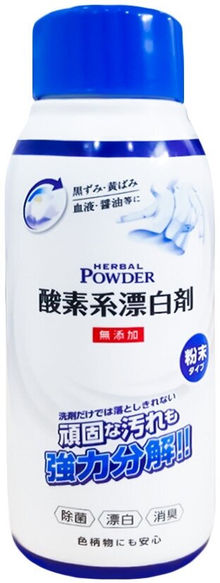 Mitsuei Herbal Powder Гранулированный кислородный отбеливатель для удаления стойких загрязнений бутылка 500 гр