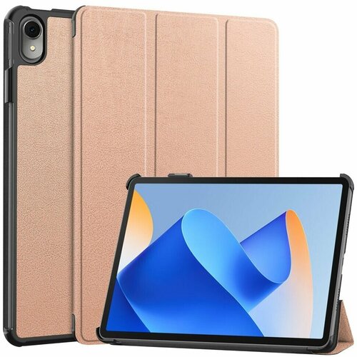 Планшетный чехол для Huawei MatePad 11 (2023) DBR-W09, DBR-W00, DBR-W10 (розовое золото) tablet leather case for huawei matepad 10 4 case smart sleep wake dux ducis domo trifold protective case