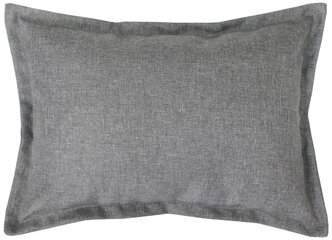 Подушка декоративная матех фьюжн, цвет серый, наволочка на молнии, 54х39 см (для дачи, дома)