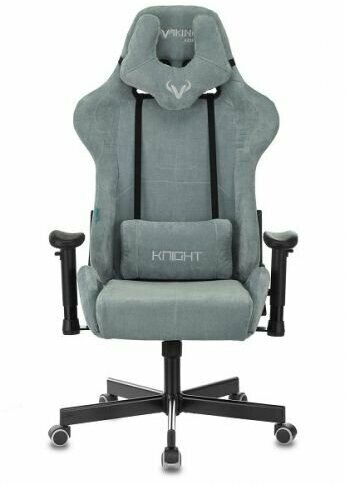 Кресло Бюрократ VIKING KNIGHT LT28 серо-голубой, крестовина металл