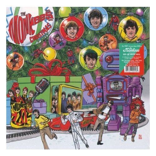 Виниловые пластинки, Rhino Records, THE MONKEES - Christmas Party (LP) xingbao city christmas snow house gingerbread house candy house castle muic box model building blocks kids toys christmas gifts