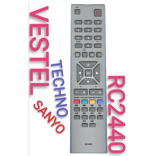 пульт tw 297 для телевизора vestel procaster Пульт RC 2440 для VESTEL /TECHNO /SANYO телевизора