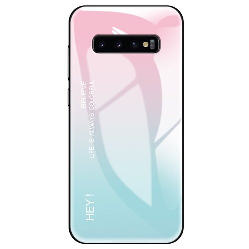 фото Чехол-бампер mypads для xiaomi redmi k20 / xiaomi mi 9t стеклянный из закаленного стекла с эффектом градиент зеркальный блестящий переливающийся розовый