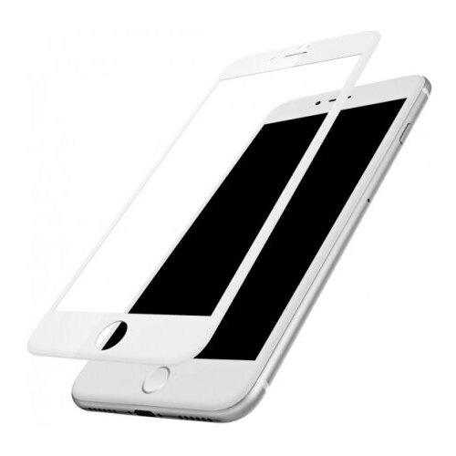 Защитное стекло для iPhone 7 Tempered Glass 3D белое