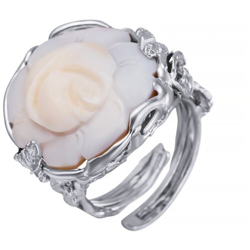 фото Element47 кольцо из серебра 925 пробы с агатом 3320_ko_kmag_wg, размер 18