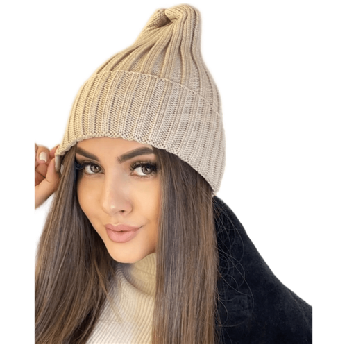 фото Шапка бини женская вязаная зимняя осень весна модная/шапка женская осень весна/шапка женская из ангоры/шапка/шапка женская/головные уборы/шапочка zhanna shop