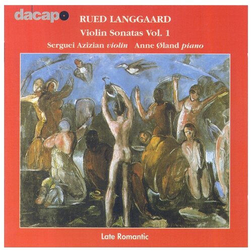 Langgaard - Violin Sonatas-Serquei Azizian Dacapo CD Deu (Компакт-диск 1шт) Rued Danish