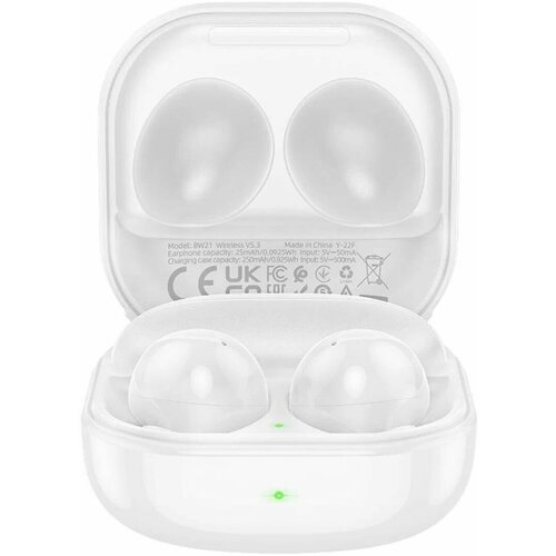 Наушники Borofone BW21 Fun Frosting White 6974443386486 153600₽