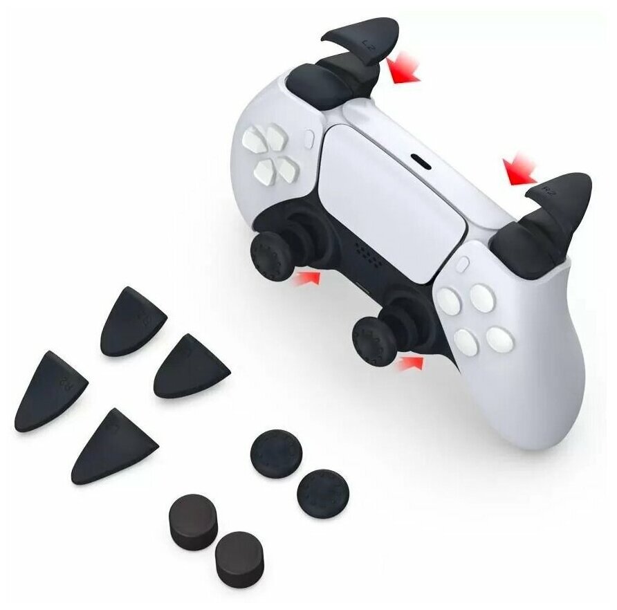 Накладки на триггеры Dobe для PS5 Dualsence TP5-0513 - фото №1