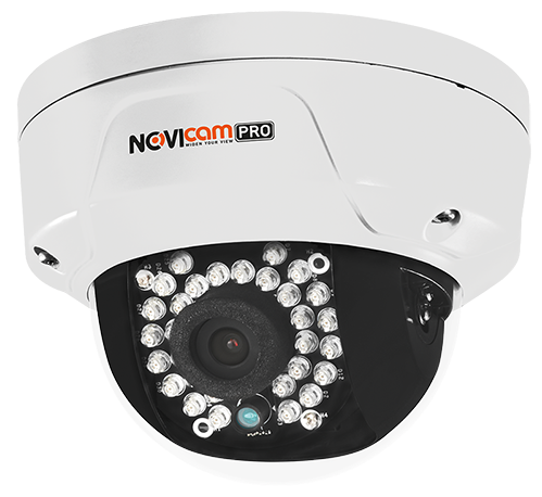 NC32VP Novicam v.1046 - IP видеокамера антивандальная всепогодная, матрица 1/3" CMOS, 3 Мп , объектив 2.8 мм, ИК 30м, 0.01 люкс, DC 12В/PoE