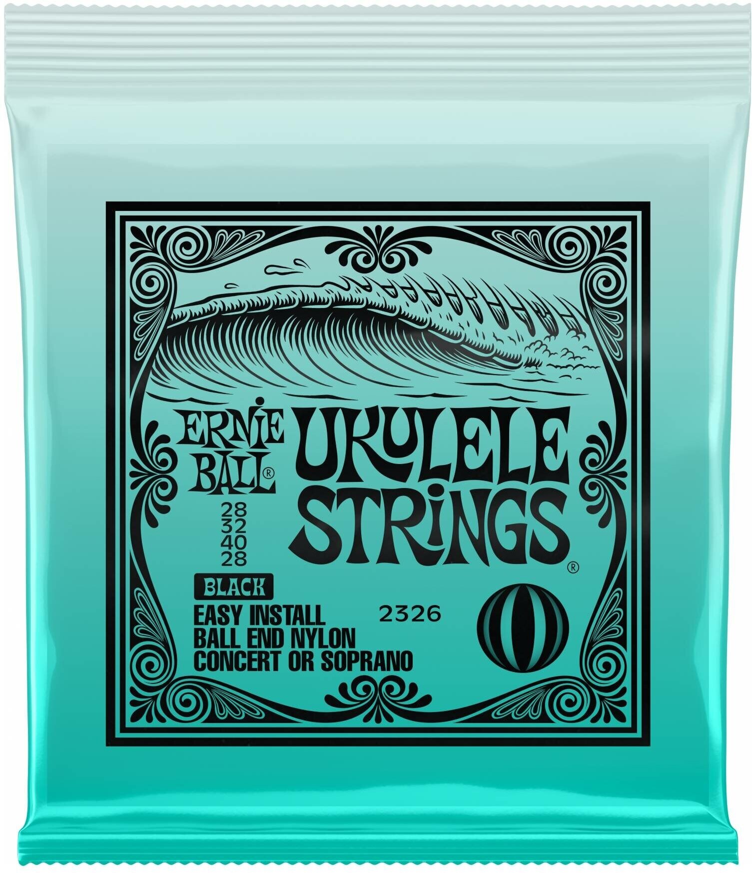 ERNIE BALL 2326 Ball end Nylon 28-40 - Струны для укулеле