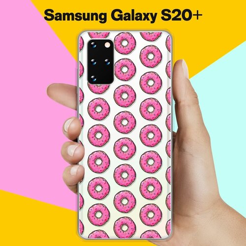 Силиконовый чехол Пончики на Samsung Galaxy S20+ матовый силиконовый чехол just do it горизонтальная на samsung galaxy s20 самсунг галакси s20 плюс