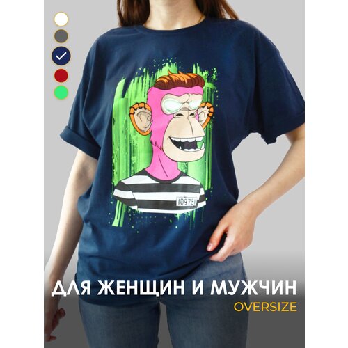 фото Футболка solmax, размер 50-52, синий