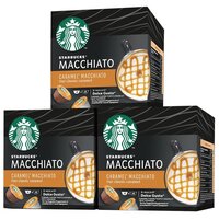 Кофе в капсулах Starbucks Caramel Macchiato для Nescafe Dolce Gusto, 12 кап. в уп, 3 уп. (36 капсул)