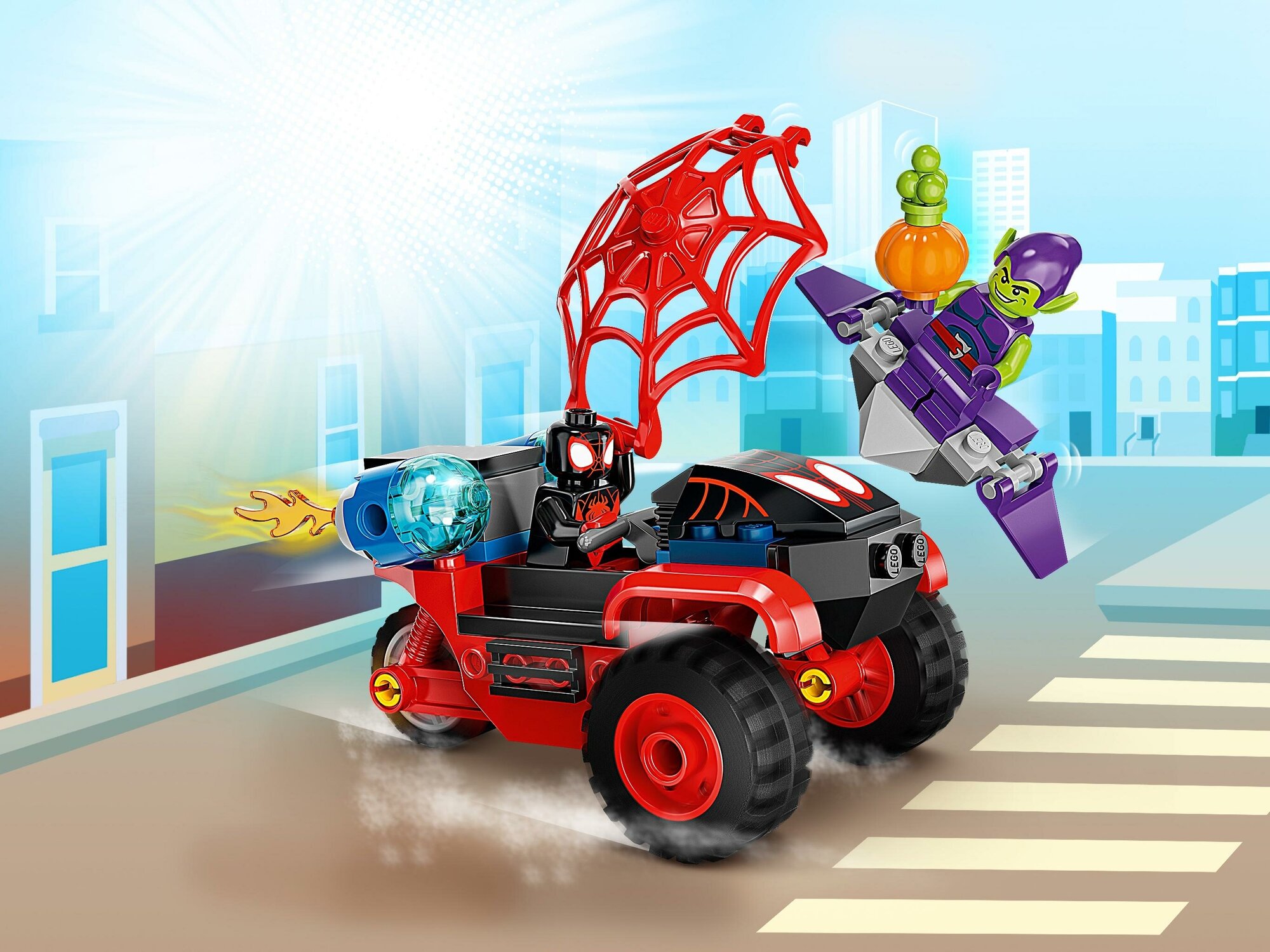 Конструктор Lego Spidey Майлз Моралес: техно-трайк Человека-Паука, - фото №10