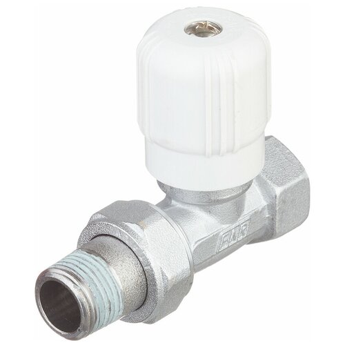 Клапан (вентиль) регулирующий ручной прямой (FV 1350 12) 1/2 НР(ш) х 1/2 ВР(г) для радиатора