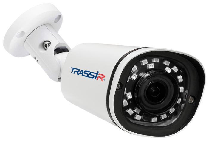 Камера IP Trassir TR-D2121IR3 CMOS 1/2.7" 2.8 мм 1920 x 1080 H.264 RJ-45 PoE белый