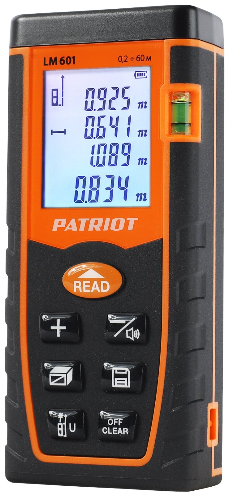 Лазерный дальномер PATRIOT LM 601 60 м черный