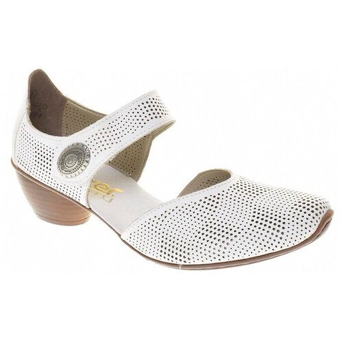 фото Туфли rieker , размер 39 , белый (80)