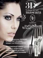 Тушь для ресниц Black and White Show Mascara, цвет черный / TF cosmetics