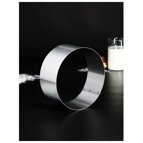 Форма для выпечки профессиональная Круг D-18 H-85 см сталь 1 мм 1376₽