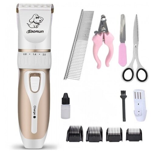 Набор для стрижки животных Pet Grooming Hair Clipper Kit pet usb rechargeable professional pets hair trimmer for dogs cats pet hair clipper grooming kit cats pet foot clipper grooming