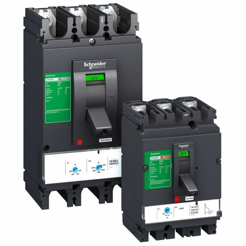 SE EasyPact CVS 100B Автоматический выключатель 50kA TM100D 3P3D LV510477 schneider electric easypact cvs 100 lv510302